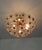 1980s Flush Mount Vintage Star Crystals Chandelier Lighting For Sale - Image 6 of 12