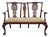 Vintage 1940’s Mahogany Chippendale Settee For Sale