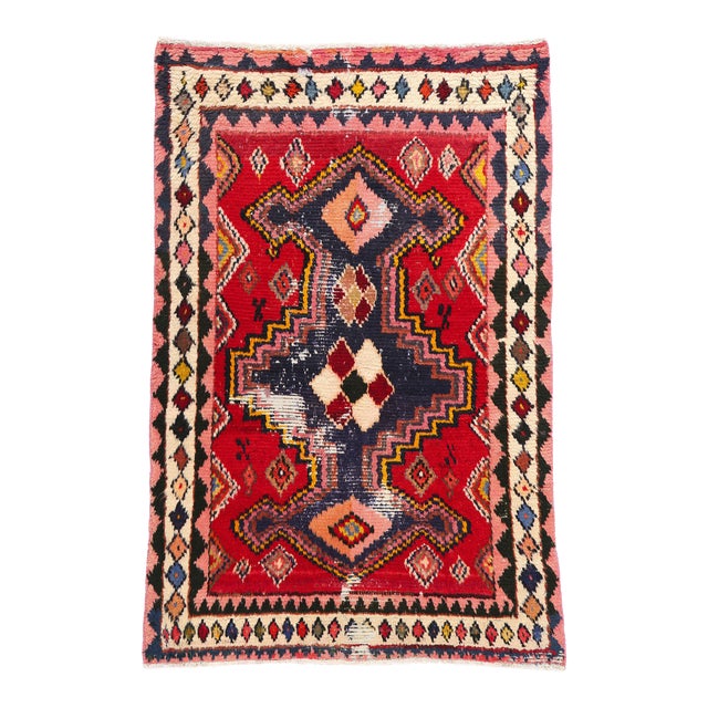 Vintage Persian Lori Rug - 04'06 X 06'08 For Sale