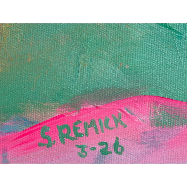 Spring Fusion, Bold Contemporary Acrylic Abstract Painting by Stephen Remick For Sale - Image 9 of 11