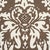 Schumacher Schumacher x Veere Greeney Suffolk Damask Fabric In Brown For Sale - Image 4 of 5