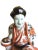 A great vintage sitting smiling Asian man handcrafted hand painted glossy porcelain figurine. Please see pictures for...