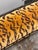 Textile Antique Italian Carved Wood Bench in Tiger Print, Early 20th Century. For Sale - Image 7 of 12