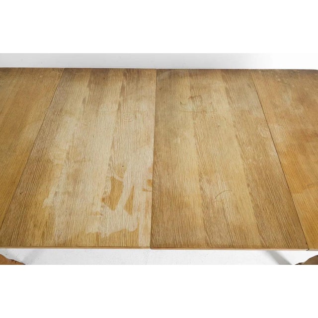 Danish Dining Table W Removable Drop Leaves & Extensions For Sale - Image 9 of 16