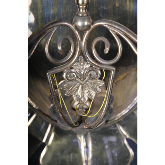 Antique 20th Century Brass Shell-Shaped Wall Sconces, Set of 2 For Sale - Image 12 of 18