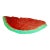 Vintage Large Scale Folk Art Hand-Painted Wood Watermelon Slice, Circa 1980s For Sale