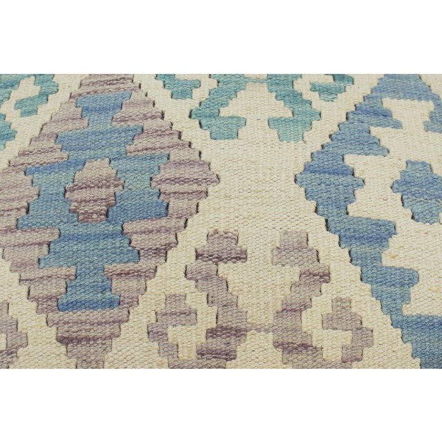 Shabby Chic Kilim Handmade Ottoman For Sale In New York - Image 6 of 10