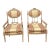 Pair of Early 20th Century Louis XVI Revival Painted Armchairs, Circa 1900–1920 For Sale