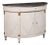 French Neoclassical Marble Top Demi-Chest For Sale