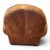 Animal Skin Old Hickory Tannery Leather Club Chairs and Ottoman For Sale - Image 7 of 12
