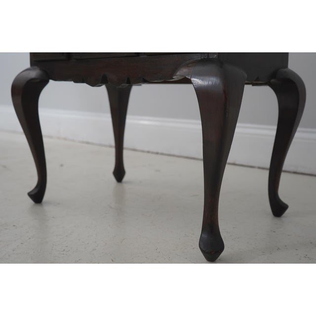 Vintage Mahogany Miniature Diminutive Lowboy For Sale - Image 10 of 17