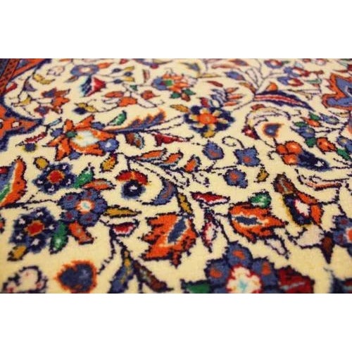 Middle Eastern Sarough Rug For Sale - Image 8 of 11