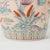 Peach Vintage Hand-Painted Porcelain Ginger Jar With Mandarin Ducks and Floral Motif For Sale - Image 8 of 12