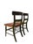 This charming matched pair of Hitchcock-style chairs have solid hardwood frames,mortise-and-tenon joinery with hand turned...