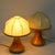 Wood Cocoon Table Lamps, 1960s, Set of 2 For Sale - Image 7 of 8