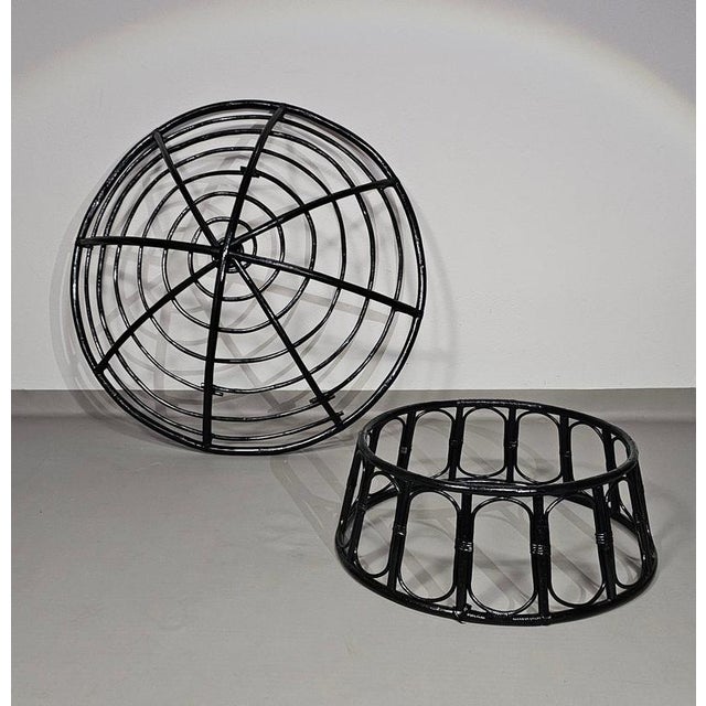 Papasan Rattan Lounge Chair, 1970s For Sale - Image 3 of 18