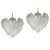 White Polar Murano Glass Chandelier, Italy, 1970s, Set of 2 For Sale - Image 8 of 8