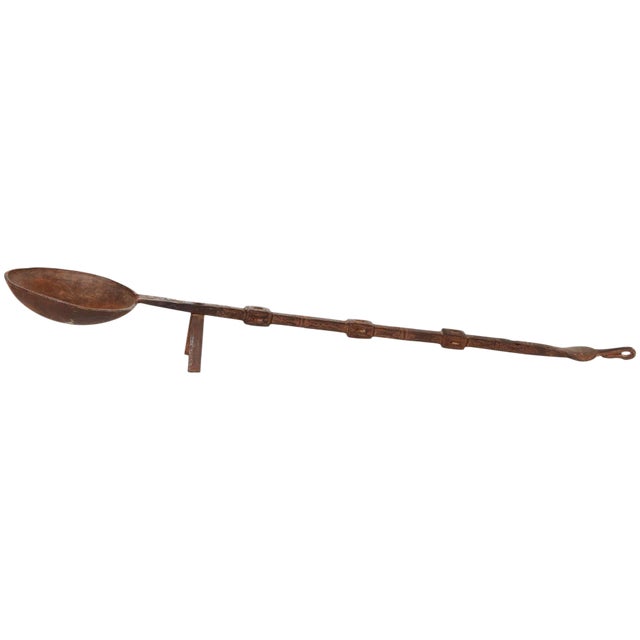 Early 20th Century Iron Cooking Utencil From India For Sale