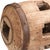 Vintage Wooden Cart Hub on Stand, 1950s For Sale - Image 4 of 7