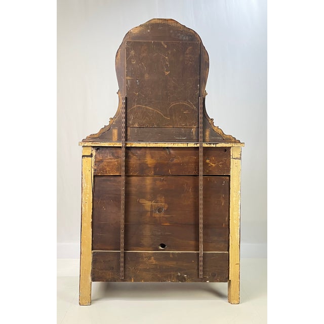 Wood Antique American Empire Flame Mahogany Dresser For Sale - Image 7 of 17