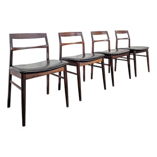 Danish Chairs by Henning Kjaernulf for Vejle Stole, Set of 4 For Sale