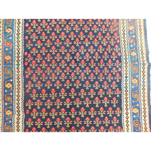 1920s Antique Persian Handmade Flatwoven Kilim. 3'10"x 5'10" For Sale - Image 5 of 12