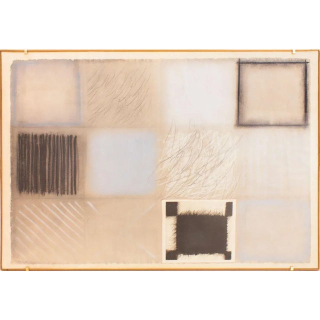 Composition - Original Mixed Media on Paper by Guido Strazza - 1979 1979 For Sale - Image 4 of 4