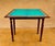 Wood Antique Oak Games Table with Green Felt Top, Early 20th Century For Sale - Image 7 of 11