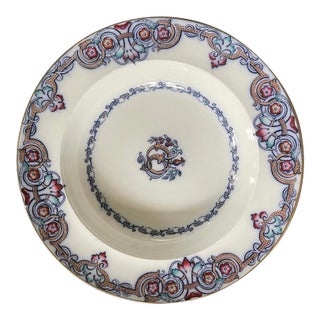 Antique Wedgwood Liffey Bowls - Flow Blue Pearl, England (Set of 2) For Sale