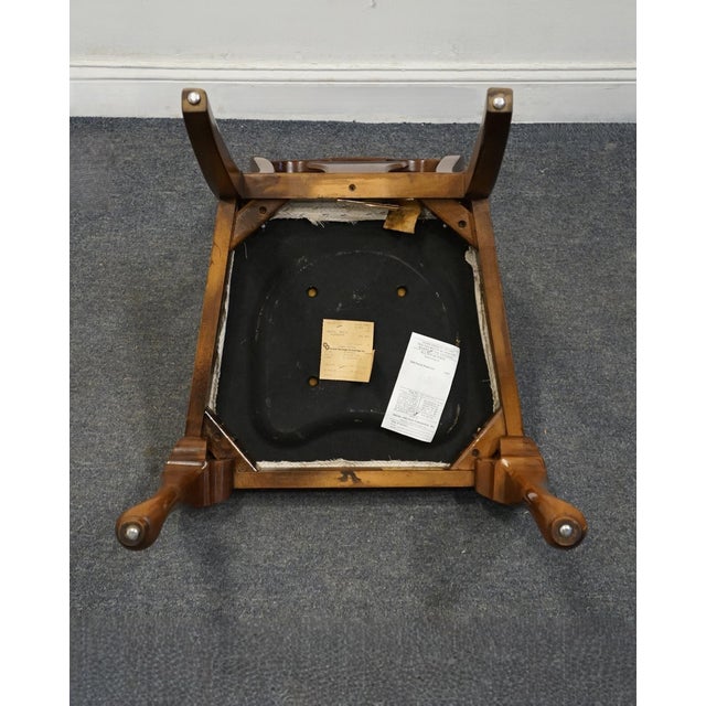 Brown Drexel Heritage Solid Cherry Traditional Queen Anne Style Dining Side Chair 123-811 For Sale - Image 8 of 12