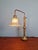 1930s Large Brass, Wood, and Clear Fluted Glass Desk Lamp, 1930s For Sale - Image 5 of 16