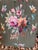 A beautifully crafted decorative pillow upholstered in an Aubusson tapestry, featuring a charming floral design on a rich...