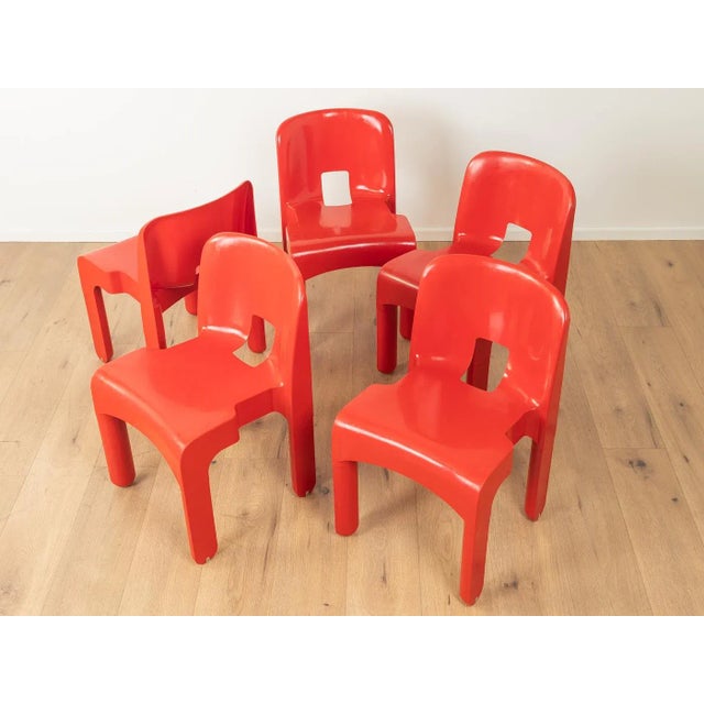 Model 4867 Chairs by Joe Colombo for Kartell, Set of 5 For Sale - Image 10 of 10