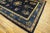 Exceptional Navy Blue Color With Lovely Chinoiserie and Floral Design Antique Chinese Perking Rug For Sale In New York - Image 6 of 10