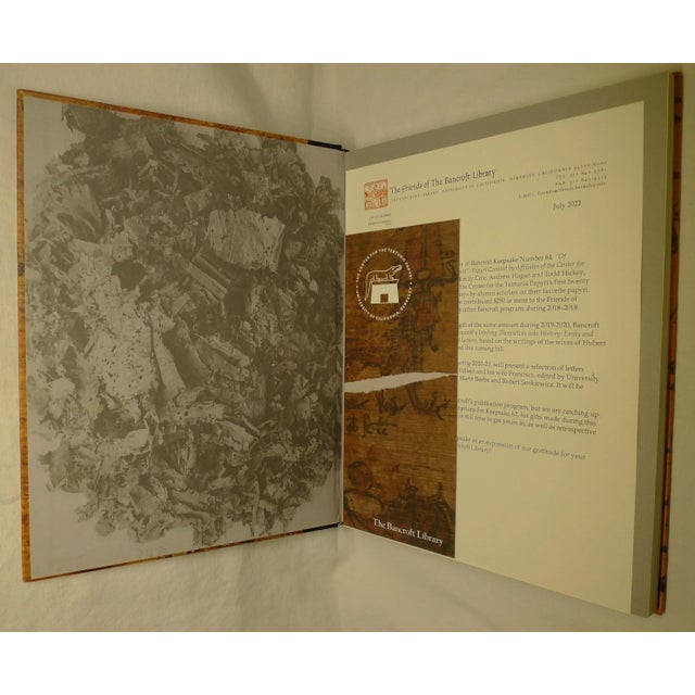 2020s 2022 Illustrated Book, "Of Exceptional Importance and Interest": Papyri Curated by Affiliates of the Center for the Tebtunis Papyri - 1 Piece For Sale - Image 5 of 13