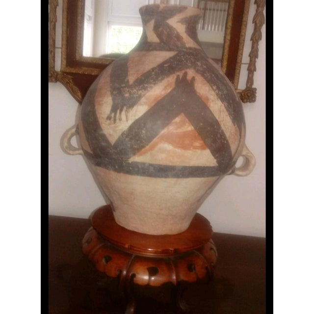 Neolithic Painted Frog Pottery Jar -Majiayao Culture (3000 Bc) For Sale - Image 4 of 5