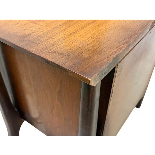 Brown Mid 19th Century Pair of Unagusta Nightstands in the Style of Hein For Sale - Image 8 of 9