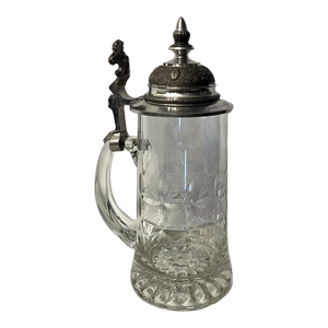 Vintage Rastal Glass and Pewter Stein