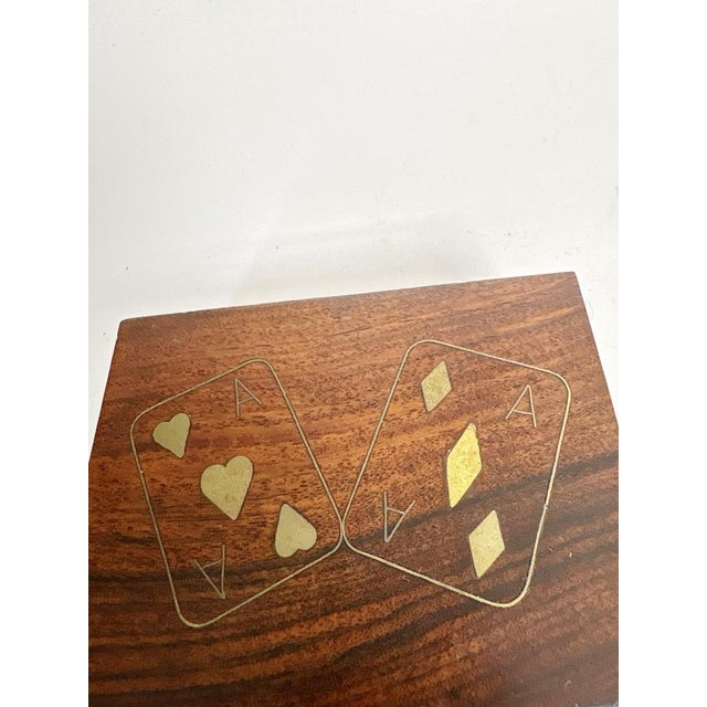 Wood Wooden Boxes with Decorative Inlays, France, 1970s, Set of 2 For Sale - Image 7 of 10