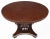 Mid-Century Modern Baker Furniture Pedestal Games Table with Craquelure Finish For Sale - Image 3 of 8