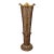 Vintage Hollywood Regency Rococo Palm Leaf Floor Urn Vase - 28" For Sale