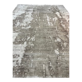 Restoration Hardware Azore Silk Rug — 9’ X 12’ Hand-Knotted Silk, Linen & Wool | Luxe Density For Sale