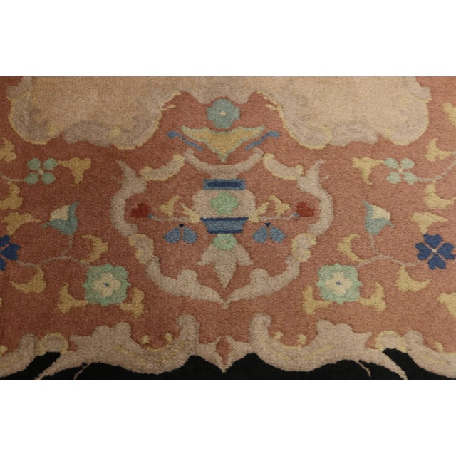 Antique Chinese Art Deco Rug - 03'00 x 04'10 For Sale - Image 4 of 7