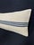 Turkish Hemp Pillow Cushion Natural Beige Blue Cushion Cover 14x45 For Sale - Image 4 of 4