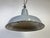 British Industrial Grey Enamel Factory Pendant Lamp, 1960s For Sale - Image 6 of 17