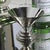 Contemporary Mayan Small Metal Condiment Bowl, Nickel For Sale - Image 3 of 5