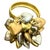 Multiple Heart Charm Floating 18 Kt Yellow, Rose & White Gold Heart Ring size 6 For Sale - Image 15 of 18