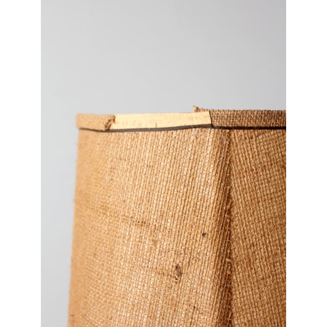 Mid 20th Century Mid-Century Modern Orange Ceramic Table Lamp For Sale - Image 6 of 16
