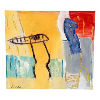 Lorenzo Colomo, Abstract Composition, 21st Century, Acrylic on Panel For Sale