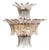 Venetian Glass, Cristal’s Antico Leaf Chandelier by Barovier, Murano, Italy For Sale